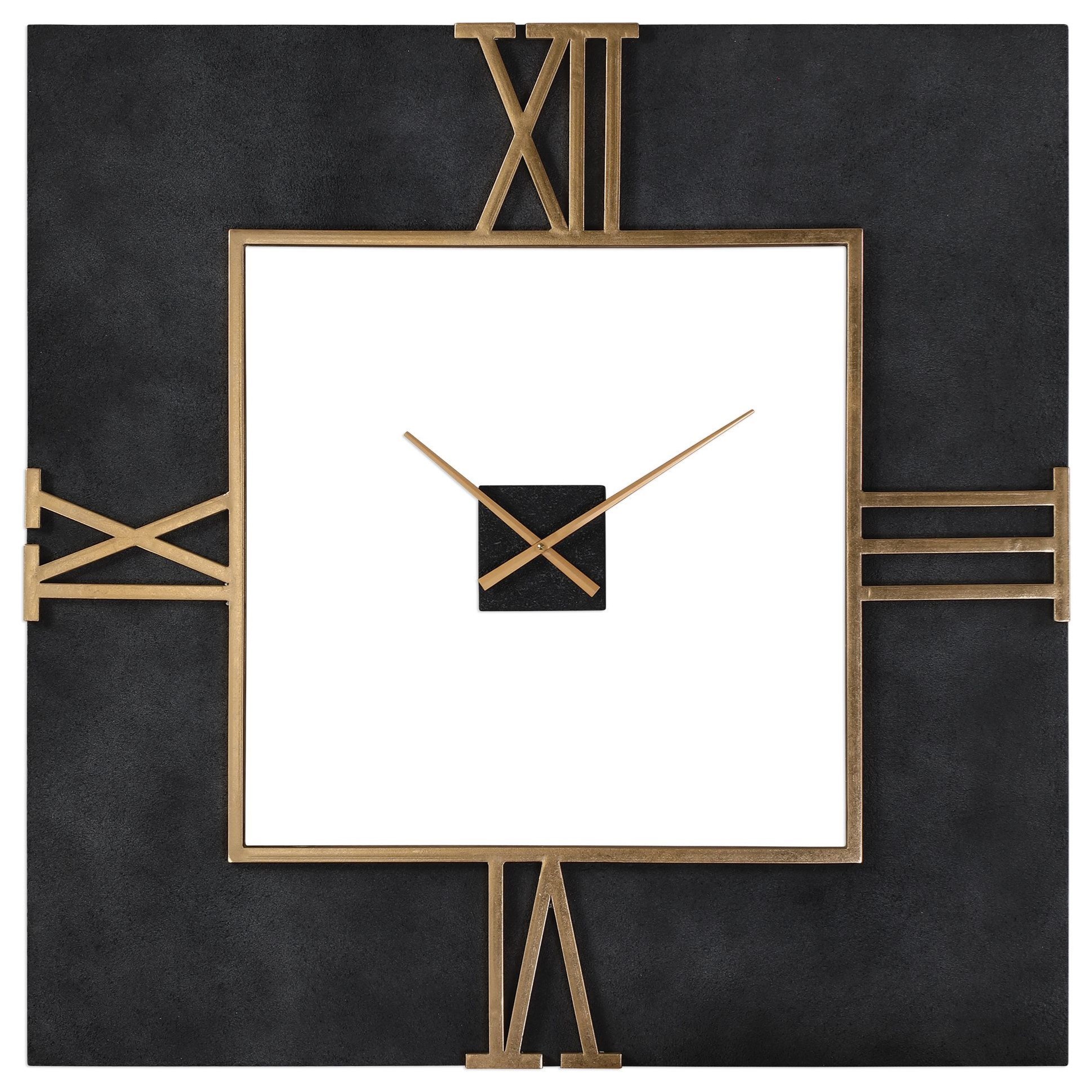 Uttermost Clocks 06448 Uttermost Mudita Square Wall Clock Upper Room